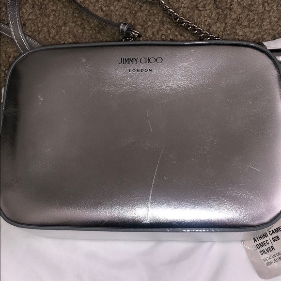 Jimmy Choo Bags Jimmy Choo Athini Camera Bag Silver Nwt Poshmark